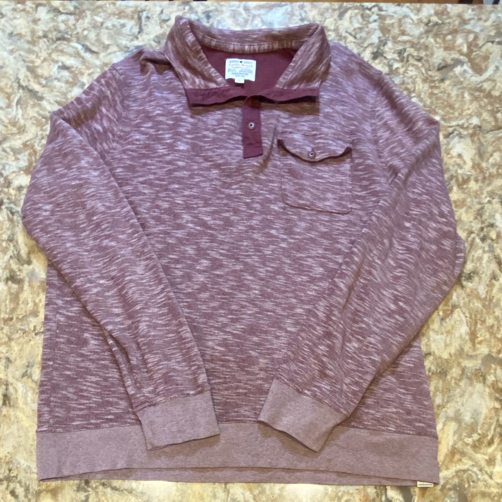 Lucky Brand Long Sleeve Men’s Henley Shirt